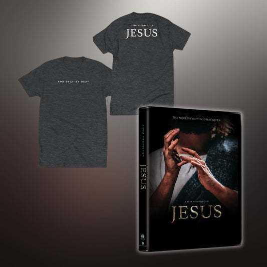 Jesus: a Deaf Missions Film  Bundle (DVD and T-Shirt)